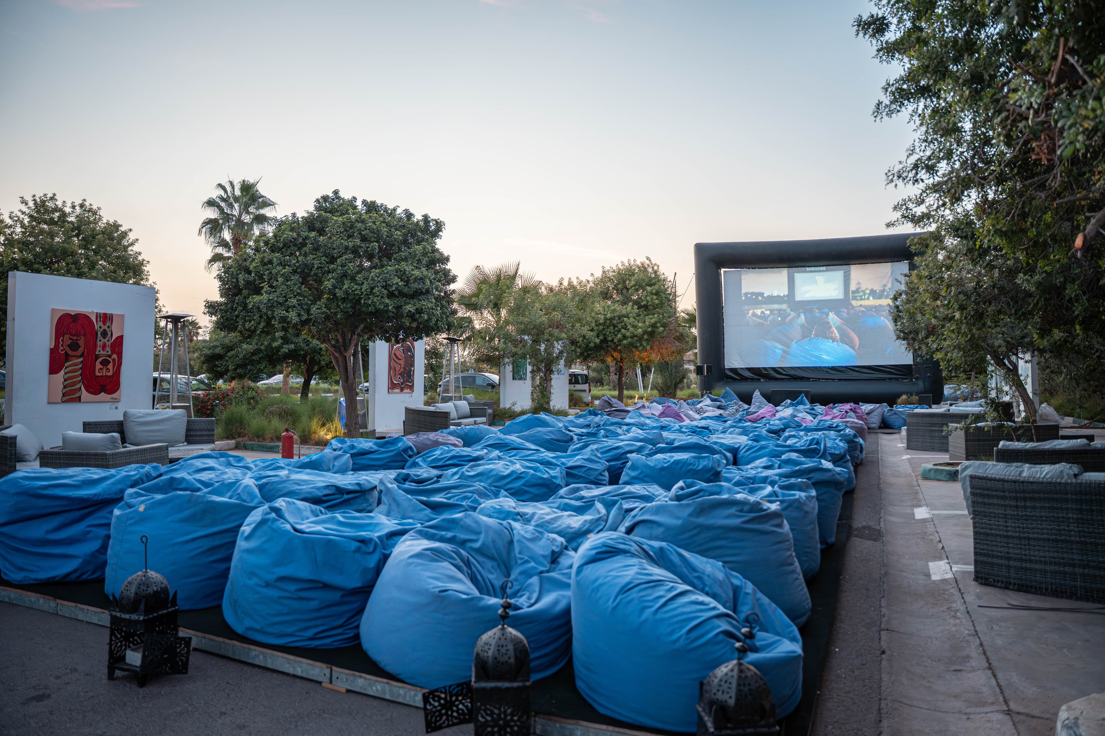 CAMEO Cinema projection en soirée à Casablanca